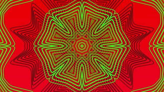 3d animation Geometric plane line shapes pattern moving, stacking and developing amazing green and black lines, emitting soft light, rotating repeatedly and amazingly.