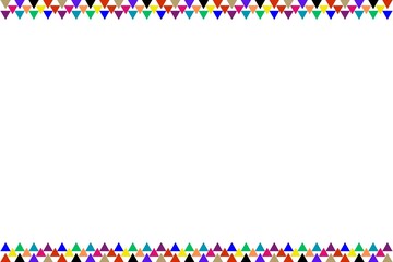 Artistic abstract Border and Frame, Colorful Rectangle Frame, Creative Border,