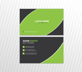 Business card design template, Clean professional business card template, visiting card, business card template.