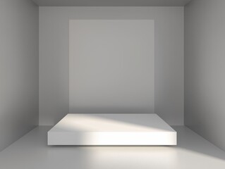 Obraz premium empty room with spotlights 