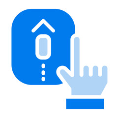 Fototapeta premium Scroll Up Icon