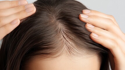 Fototapeta premium close-up girl hair