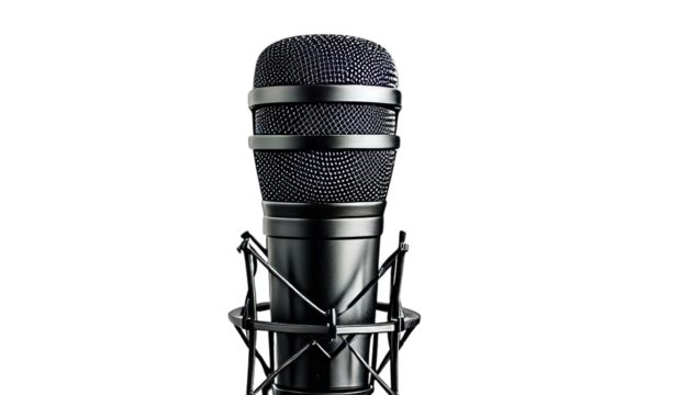 Professional microphone with pop filter for recording