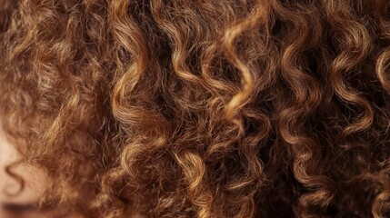 Naklejka premium close-up girl hair