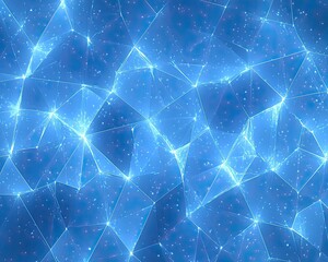 Abstract blue background with glowing lines. Use this image for tech presentations, websites, or other digital projects.