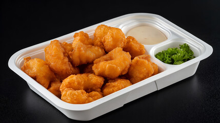 French fries in the box