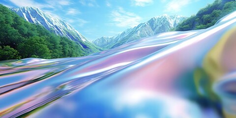 Science and technology liquid metal acid design abstract background

