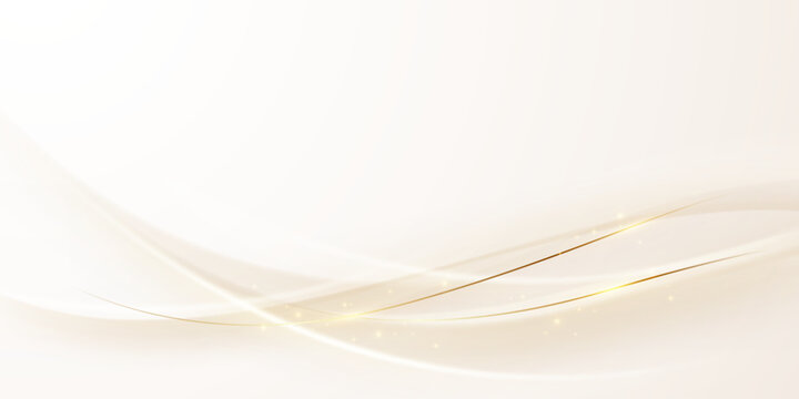 white background design With luxurious golden effect elements. Vector illustration