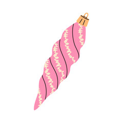 Christmas tree toy. Xmas decor. Winter decoration.