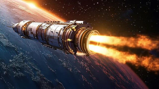 Ion propulsion research advancing the capabilities of space travel and interplanetary missions.