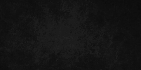 Grunge vintage smooth chalk board backdrop rock scratch aged cracked antique black distressed gradient rough vintage dirty wall concrete vein texture background.	
