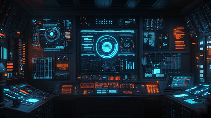 Obraz premium Analyzing production data in real-time to identify inefficiencies and apply corrective actions immediately.