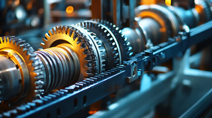 Fototapeta premium Applying advanced analytics to predict equipment wear and schedule maintenance proactively.