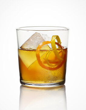 Old Fashioned Cocktail with Citrus Twist