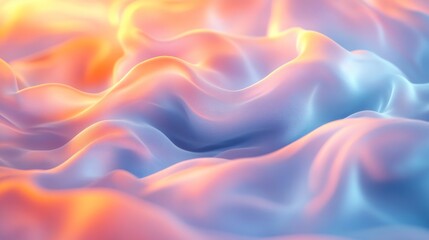 Fluid Vibrant Colour Waves Blending