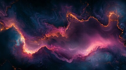 Abstract of Swirling Fluid Art