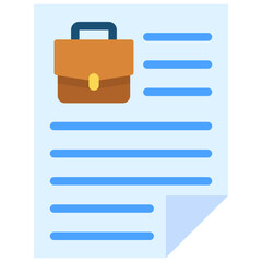 Obraz premium Career Summary Icon