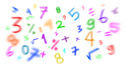 a collection of colorful scribbles of alphabet letters using colored pencils