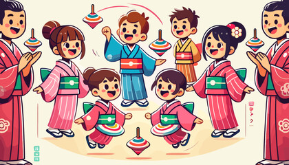 Conceptual vector illustration of a piece turn