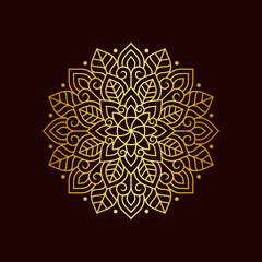 Beautiful Luxury Gold Mandala Illustration Vol. 26