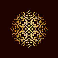 Beautiful Luxury Gold Mandala Illustration Vol. 29