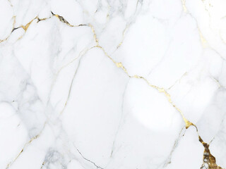 Close-up of a White Marble Textured Wall
