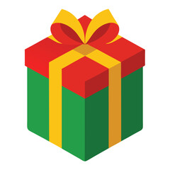 Christmas Parcel Vector Art for Holiday Gift Wrapping Design and Festive Packaging
