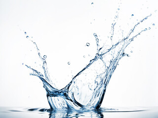 Water Splash liquid Isolated 
