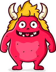 Cute Little Monster Cartoon Illustration Vol. 5