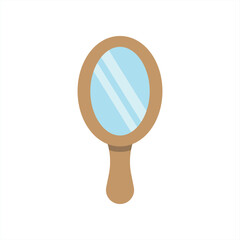 Mirror icon vector basic design simple and modern