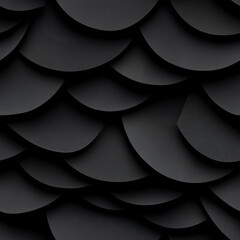 The image is a black and white photo of a pattern of circles. The circles are arranged in a way that creates a sense of depth and movement. Scene is one of elegance and sophistication