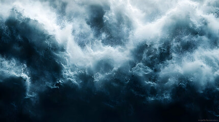 Obraz premium Ocean Wave Abstract Background Illustration
