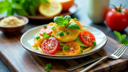 Healthy Recipes Mockup for Devices - Isolated Food Photography