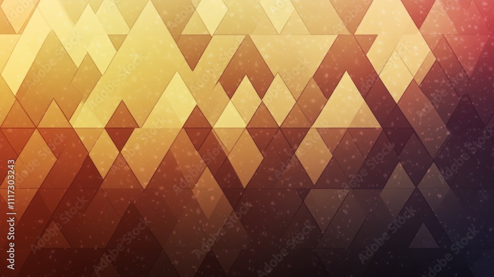 Aufkleber abstract geometric triangular pattern background