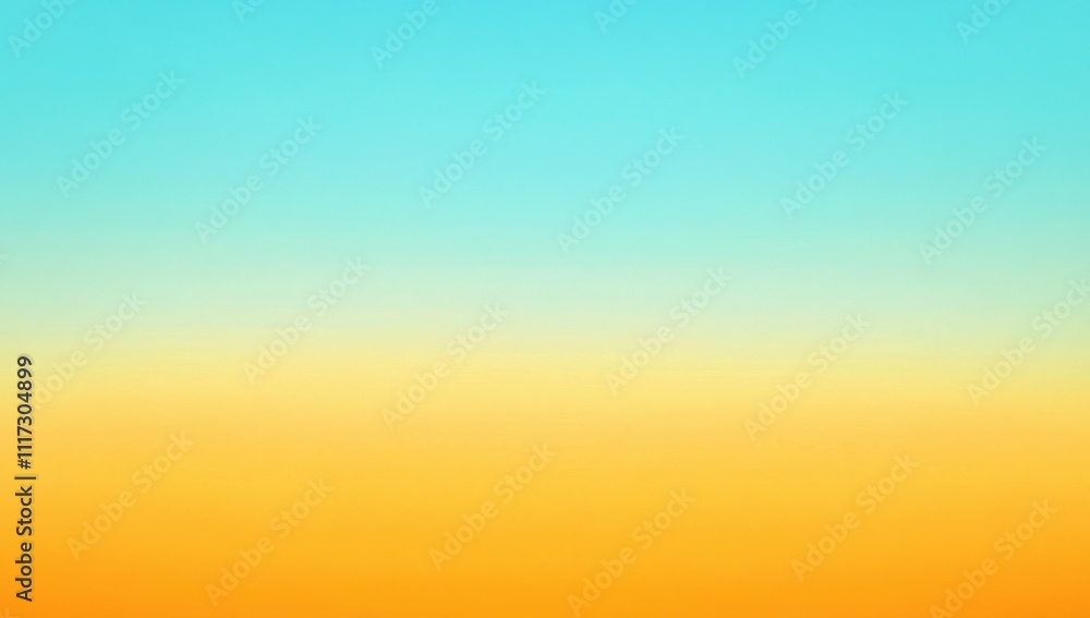 Poster capturing the essence of a summer sunset with soft color transitions.