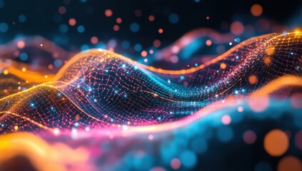 High-Resolution Abstract Background Showcasing Color Dynamics