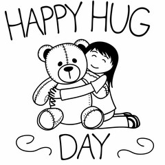 happy day illustration vector art, 