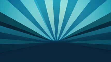 Abstract Blue Radiating Lines Design Background
