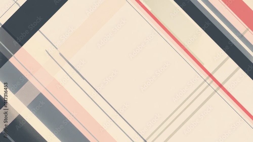 Poster abstract diagonal lines pastel color background design