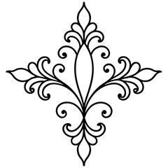 abstract floral design