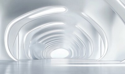 Obraz premium abstract 3d tunnel 