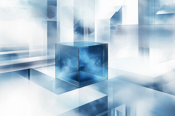  glass cube