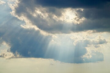 blue sky with clouds