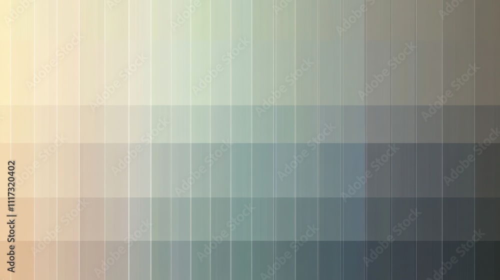 Poster abstract beige gray color block grid pattern