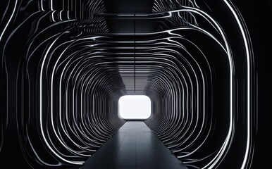 Fototapeta premium tunnel of light 