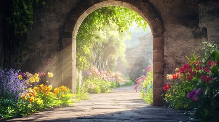 Secret Garden Archway: A Pathway to Tranquility