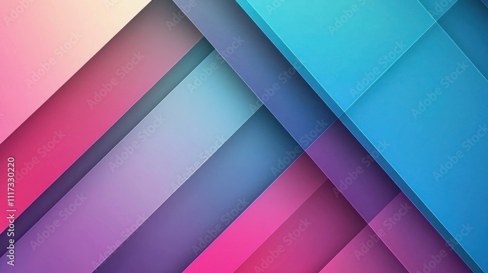 Poster abstract colorful diagonal geometric pattern design