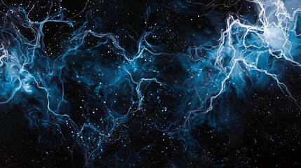 Naklejka premium Fond d'écran dynamique avec arcs électriques lumineux