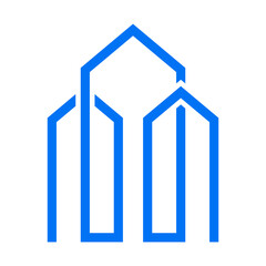 Building Vector Logo Design Template