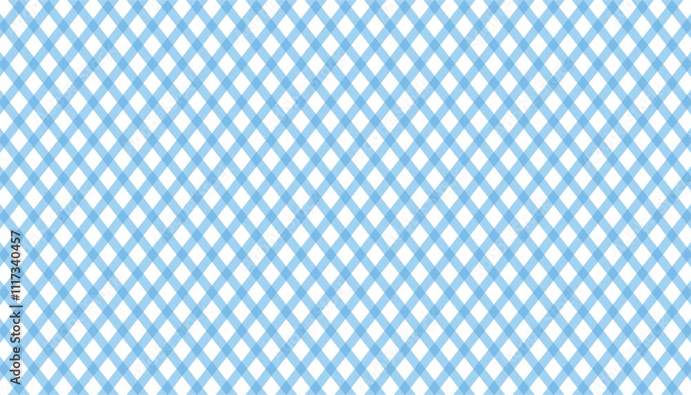 Poster blue diagonal checkered in the white background. stripes and abstract seamless diagonal stripes. pap